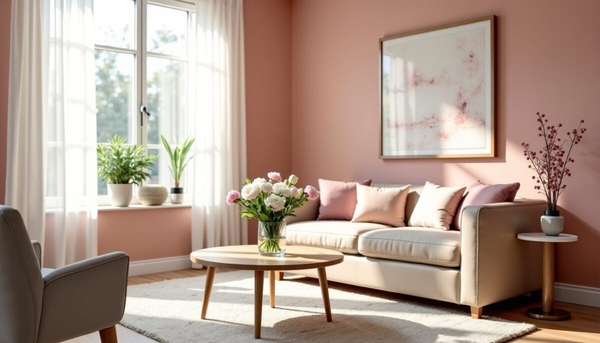 Vieux rose : quelles couleurs associer pour une chambre ou un salon, sans se tromper