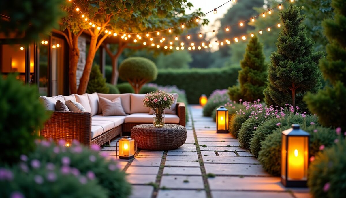 Aménager son jardin comme une pièce à vivre : zones, mobilier, sols et lumière